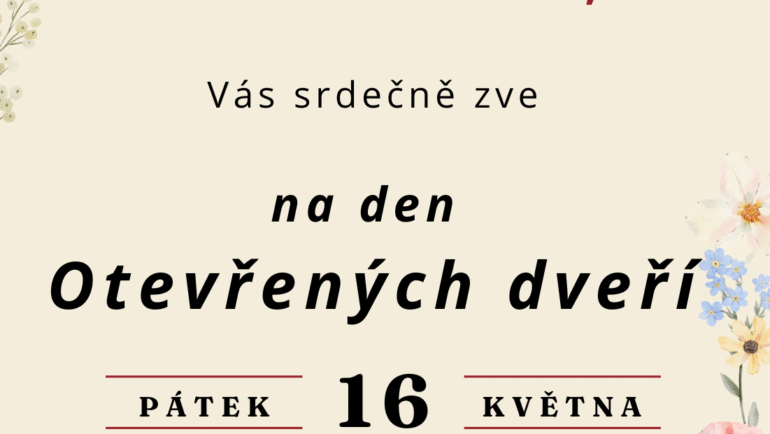 Den otevřených dveří 16.5.2025